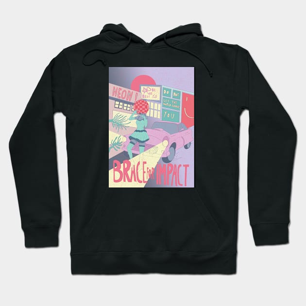 Impact Hoodie by Rubbish Cartoon